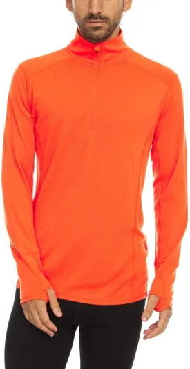 100% Merino Wool - Mens Midweight Quarter Zip - Warm Pullover - Midlayer