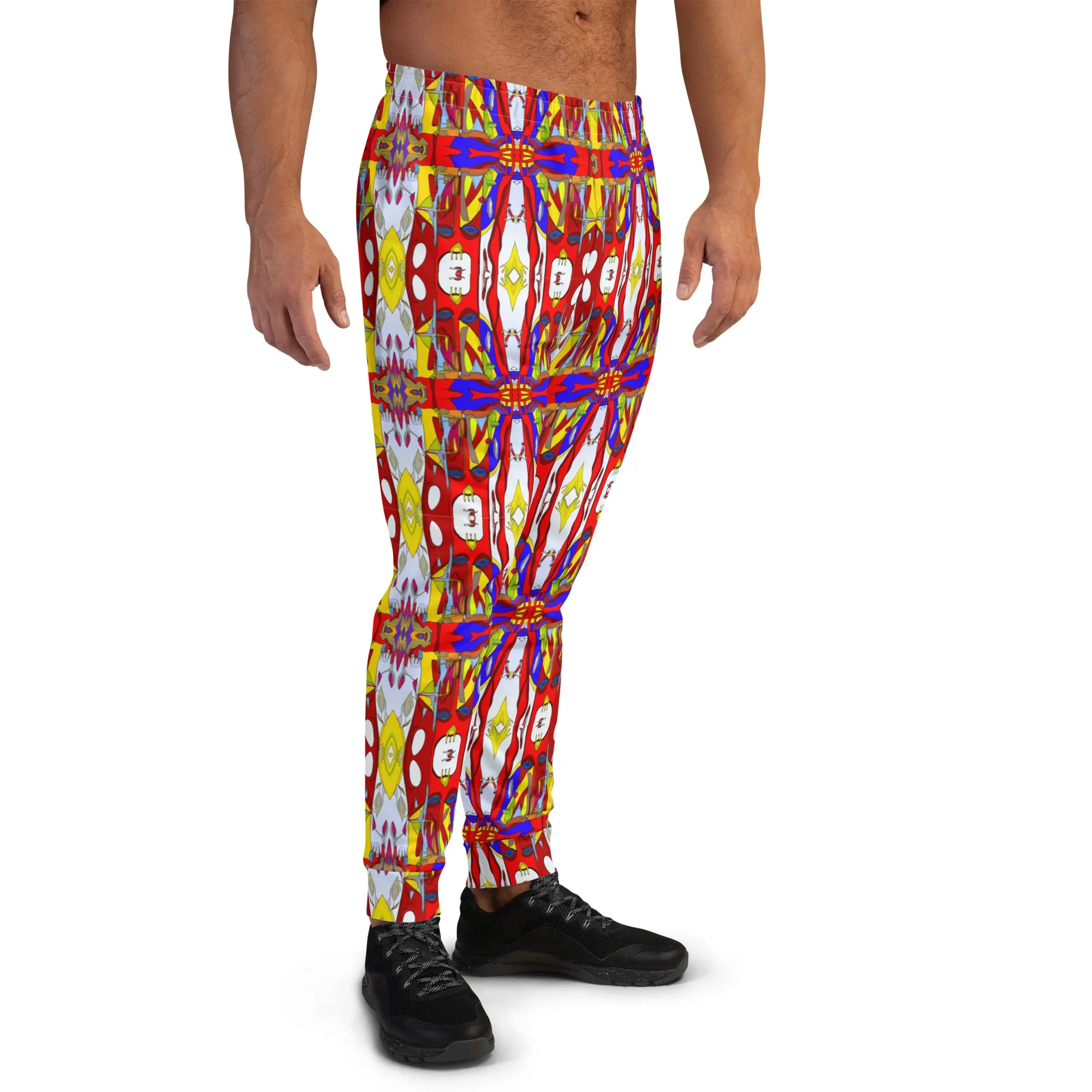 3 Men's Joggers - Hello, Abstracto