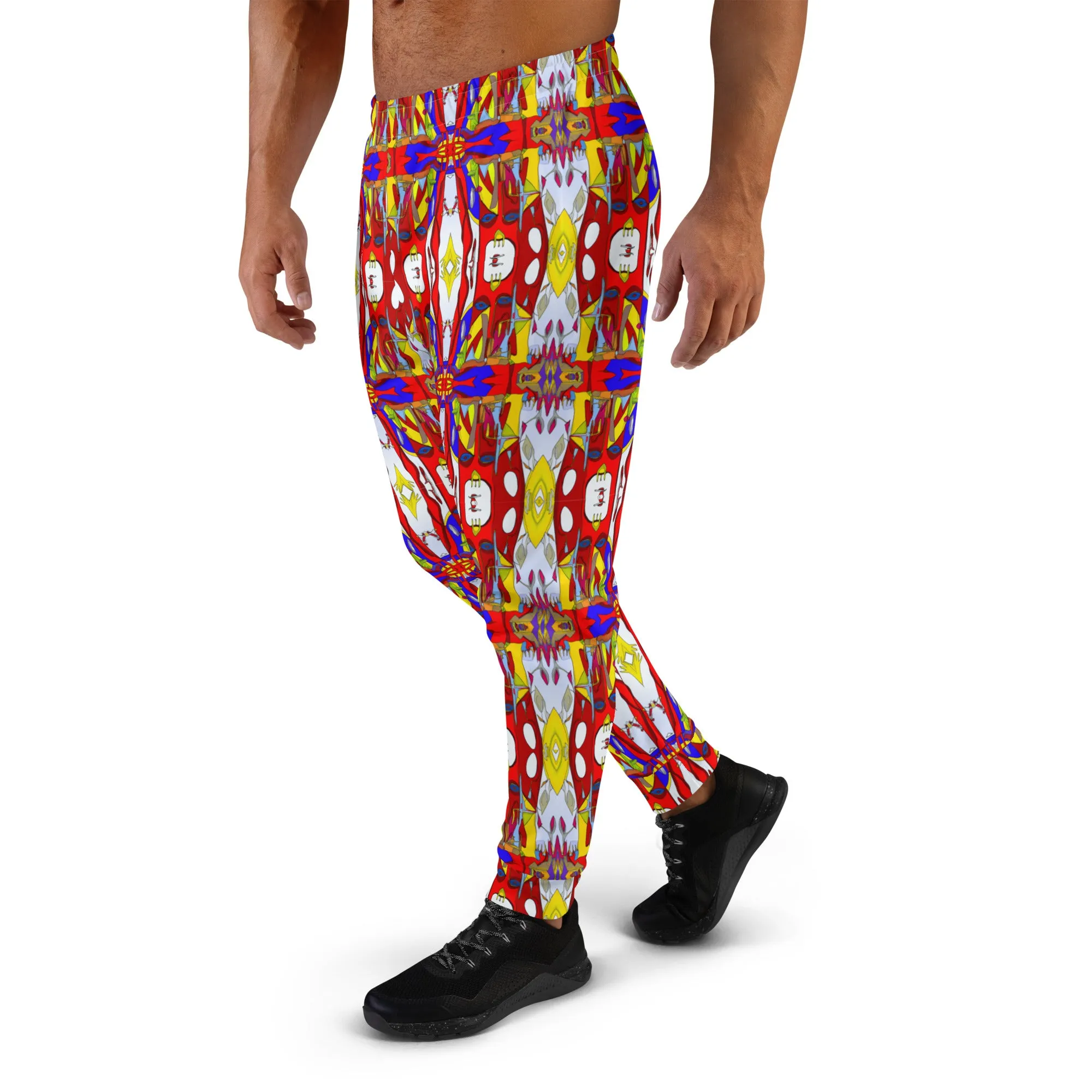 3 Men's Joggers - Hello, Abstracto