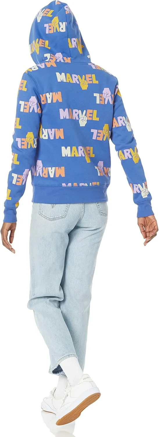 Amazon Essentials Disney | Marvel | Star Wars | Princess Women's Fleece Sherpa-Lined Full-Zip Hoodies