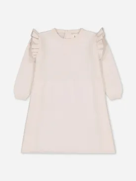 BABY RUFFLED DRESS IVORY