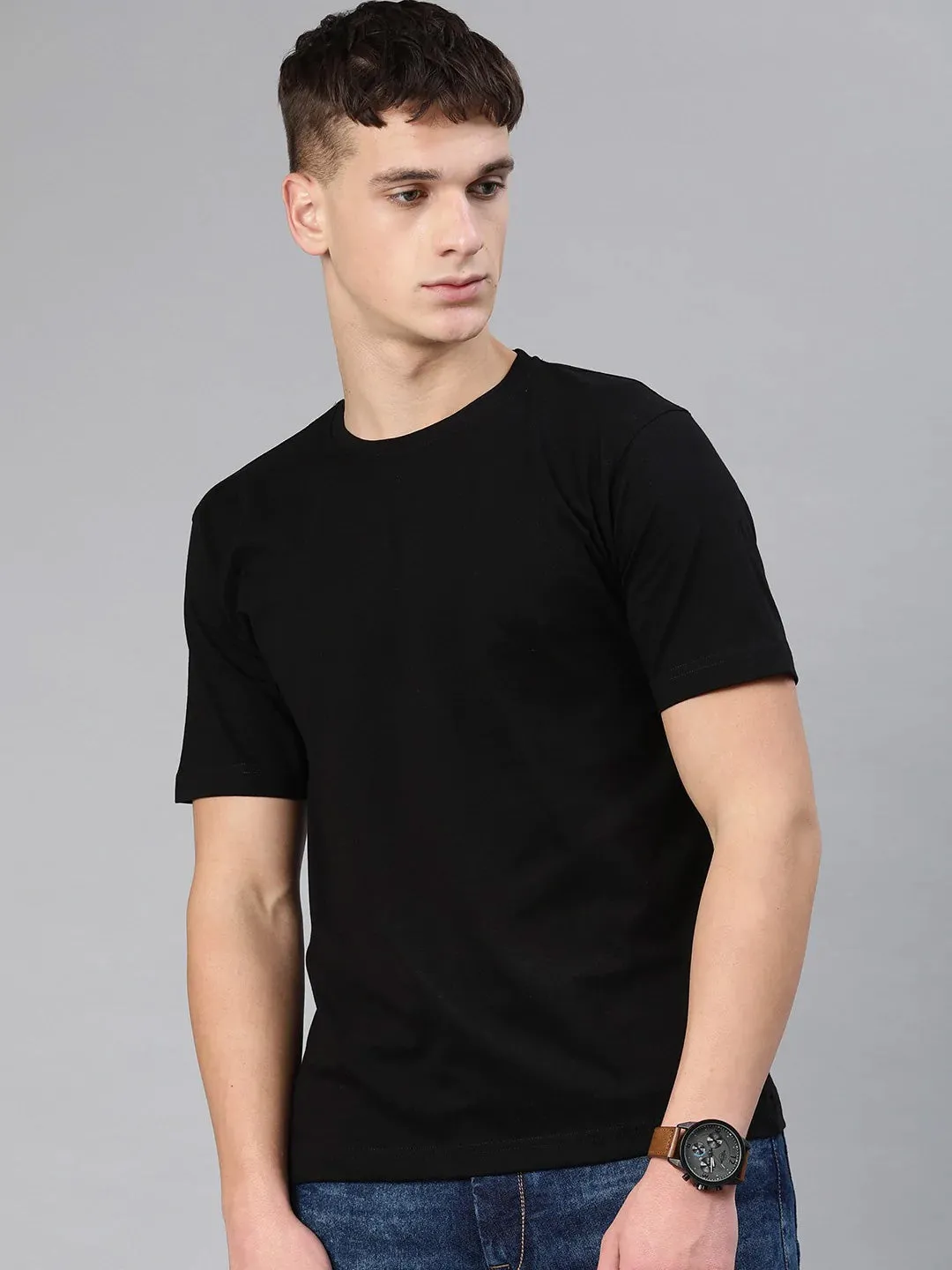 Black cargo jeans