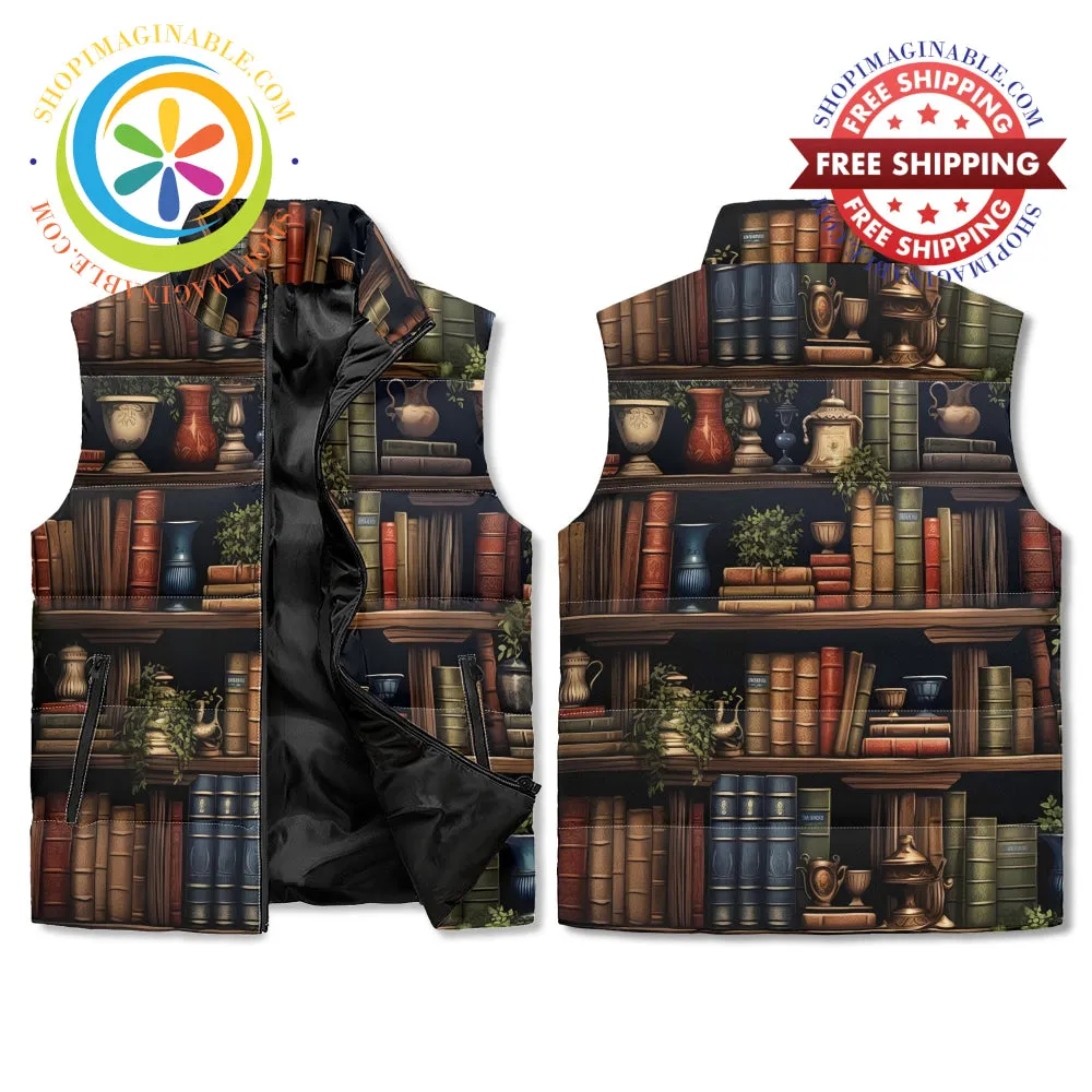 Book Lovers Puffer Vest