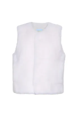 Burgess Shearling Vest - Vanilla