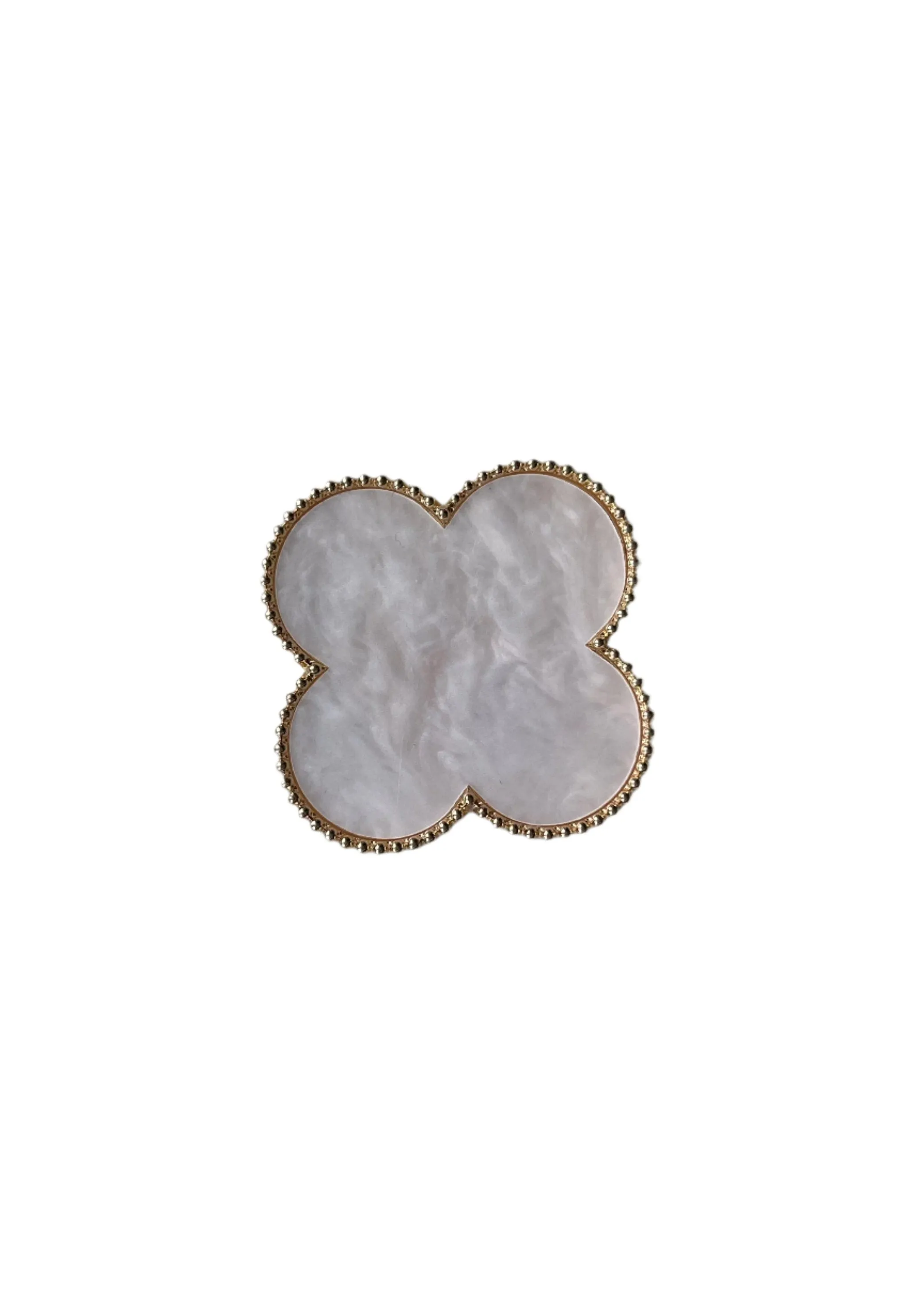 Clover magnetic brooch