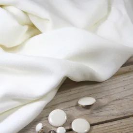 Églantine & Zoé - Mother of Pearl Viscose Crepe Fabric