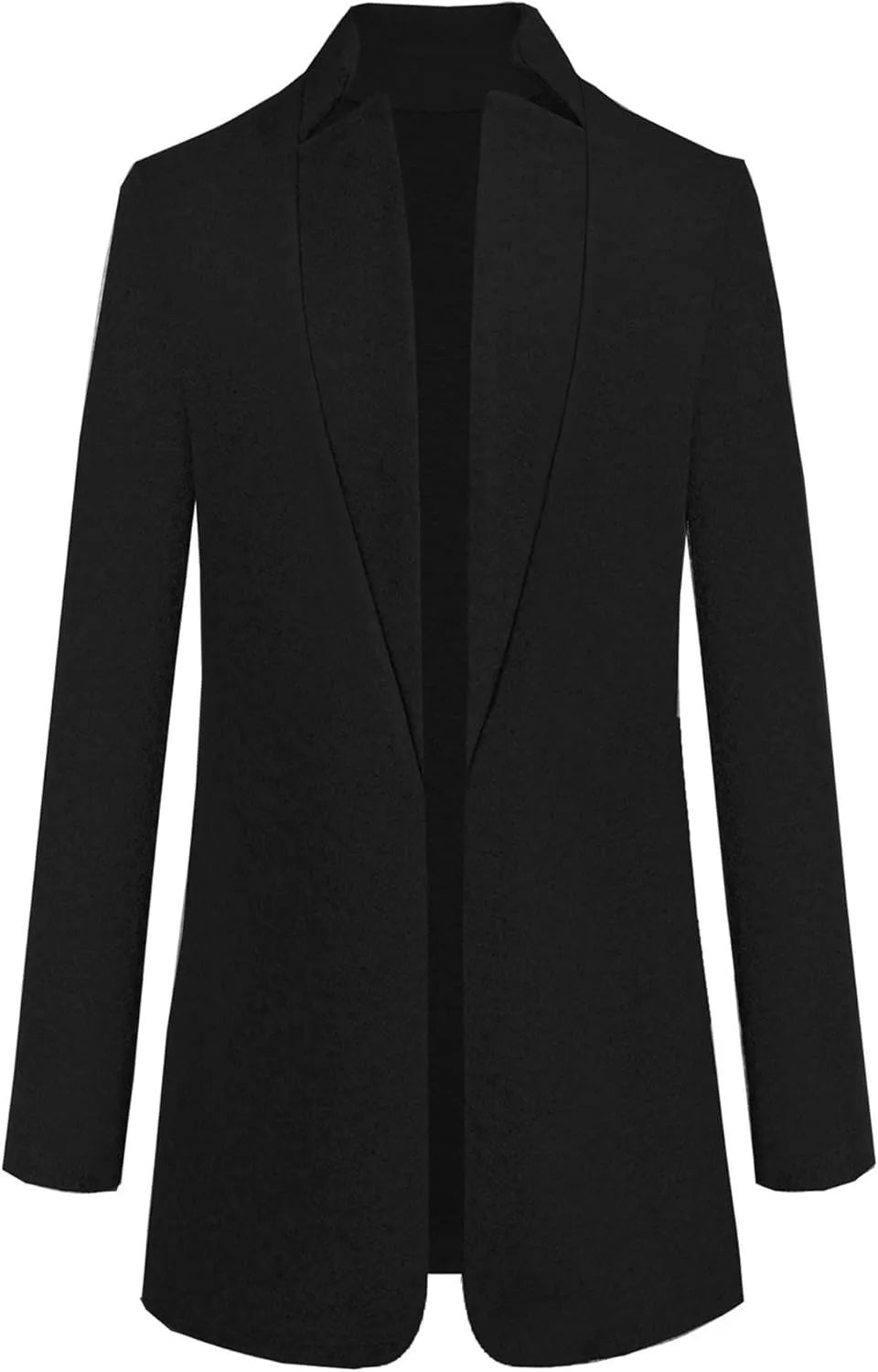 GRASWE Warm Lapel Wool Coat For Women Trench Jacket Long Sleeve Overcoat Outwear Pea Coat