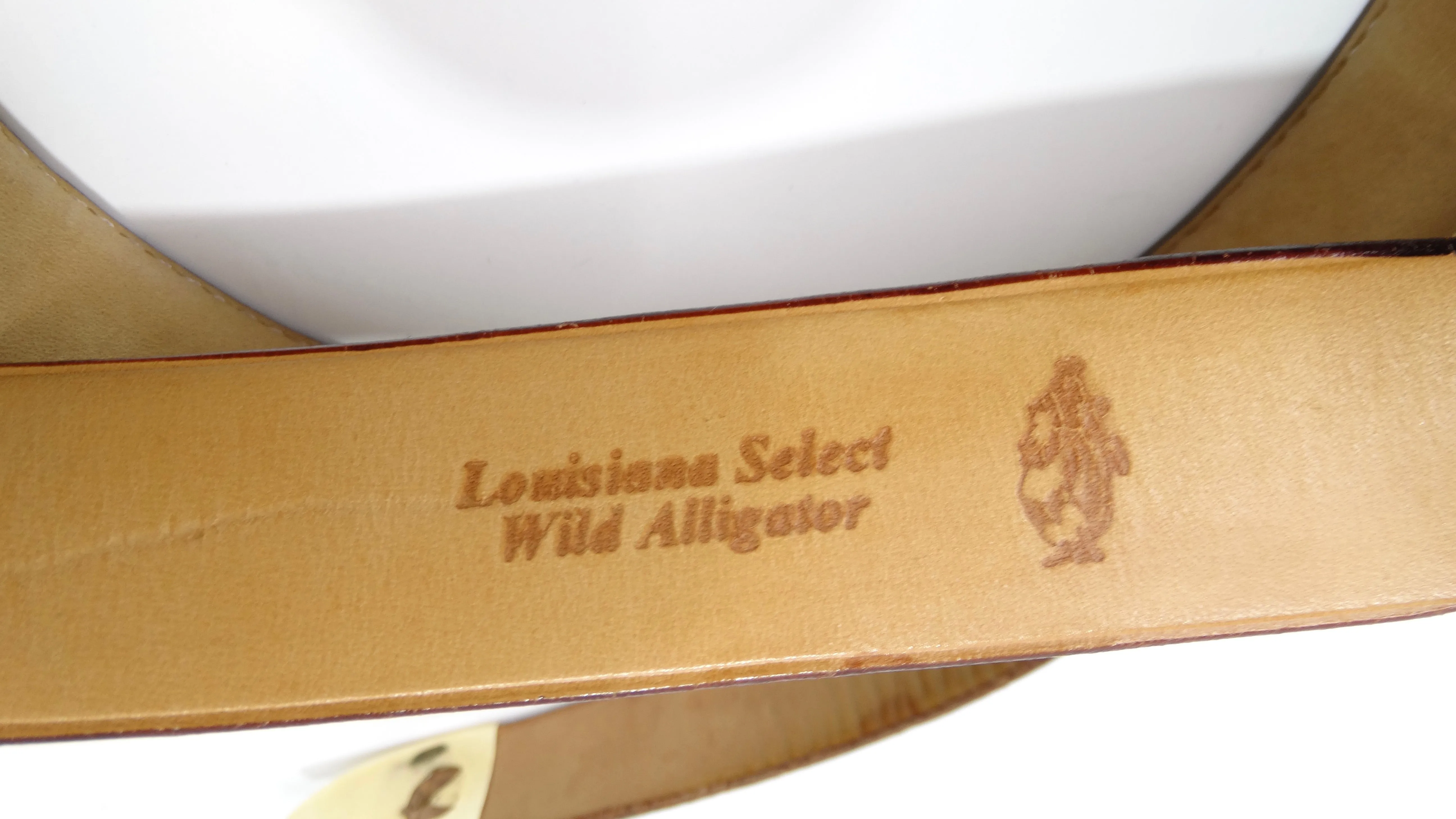 Handmade Solid Gold Buckle with Mother of Pearl Inlay - Set of Two Straps