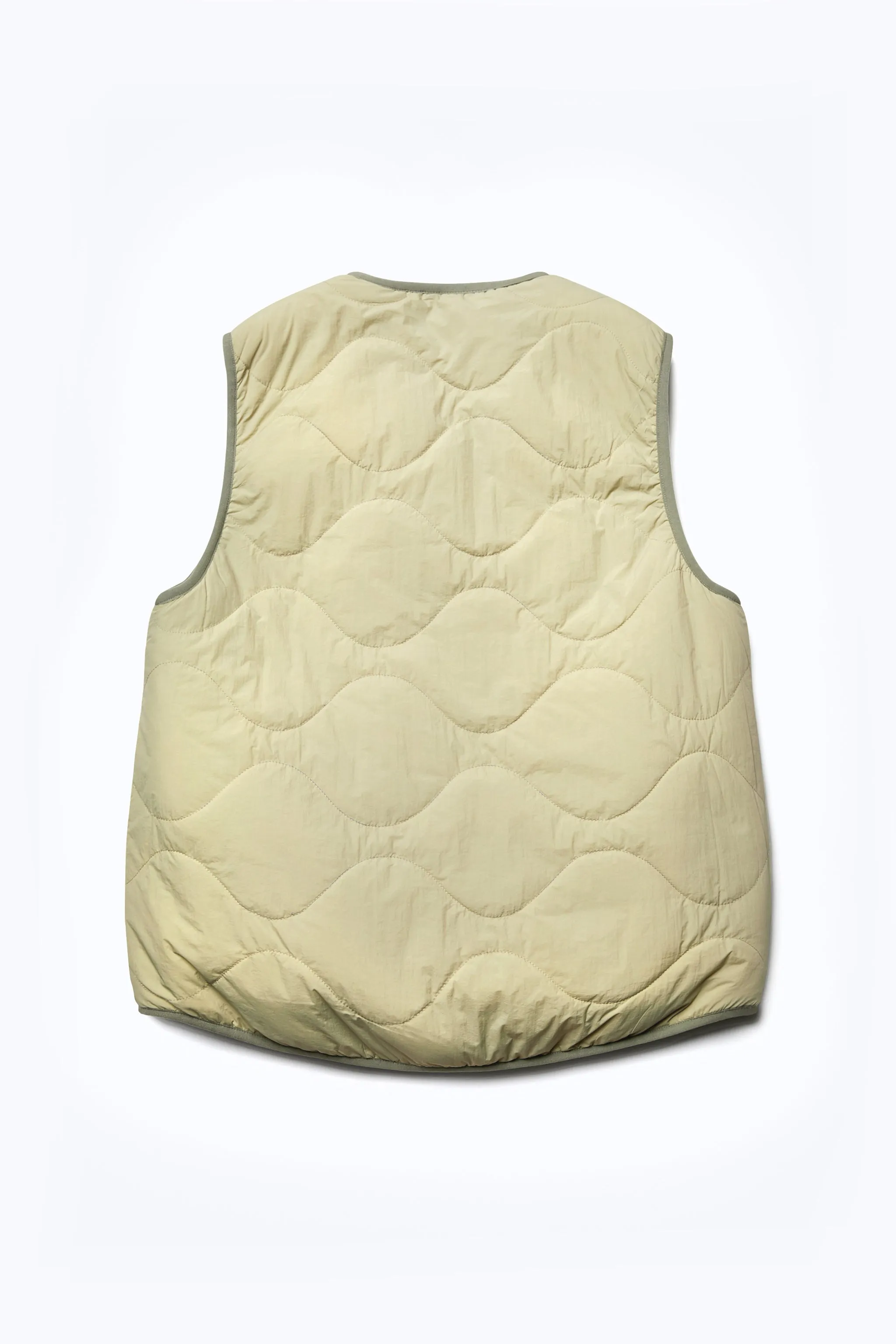 Hearth Shearling Vest Chartreuse / Sand