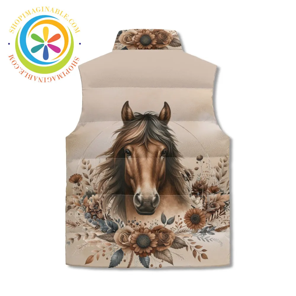 Horse Lovers Puffer Vest