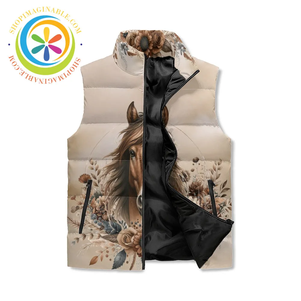Horse Lovers Puffer Vest