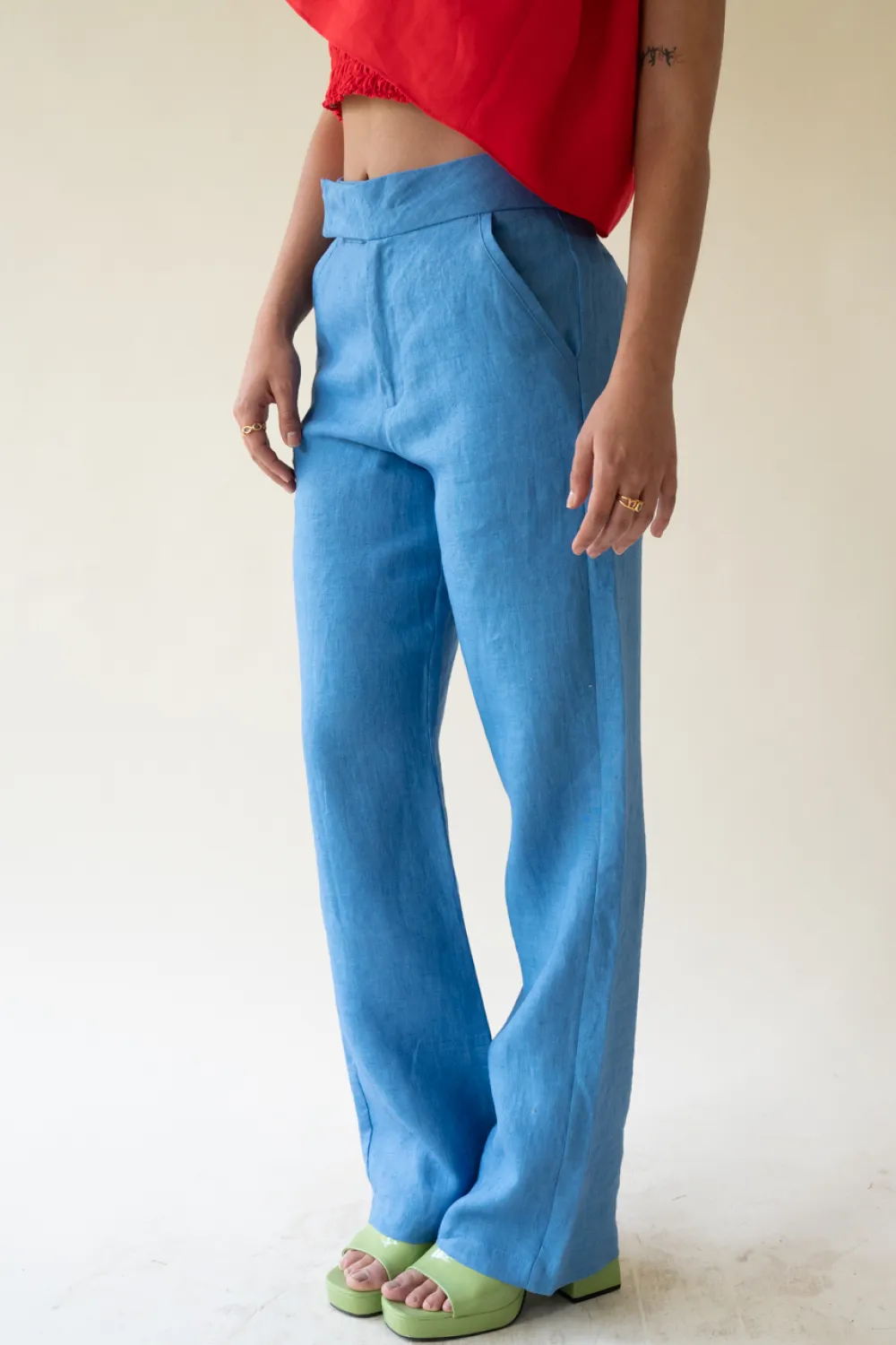 Indigo Natural Dye Trousers