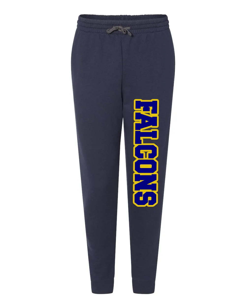 JTHS Falcons JERZEES - Nublend® Joggers - 975MPR - NAVY w/ 2 Color FALCONS down Leg.