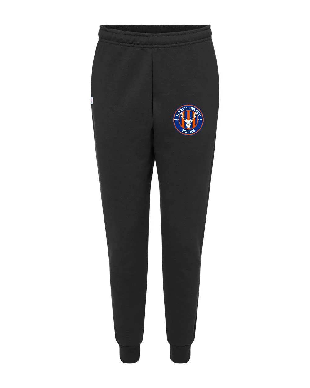 NJ Bucks Russell Athletic - Dri Power® 50/50 Fleece Joggers - 20JHBM w/ NJB Circle Logo on Front HIP