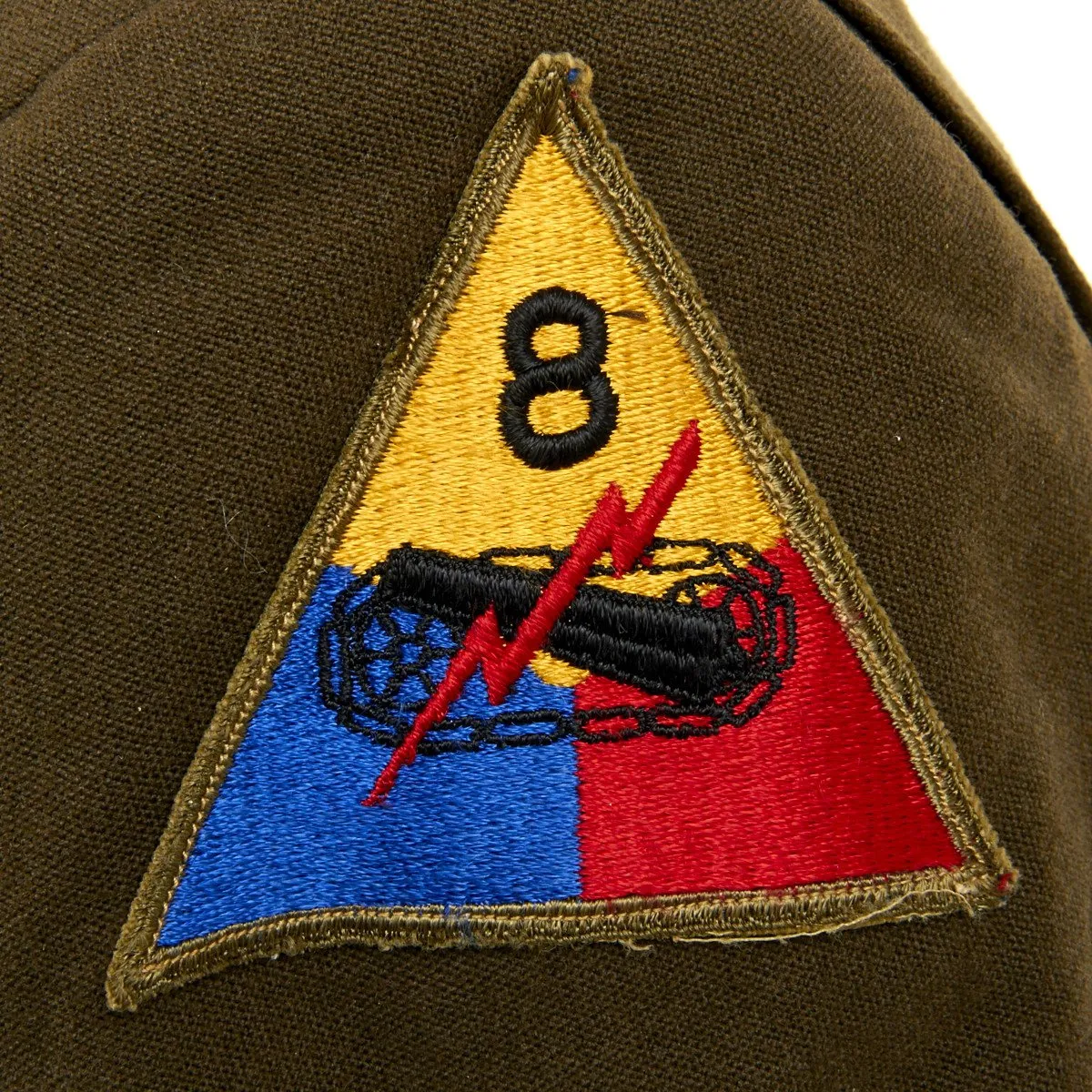 Original U.S. WWII 8th Armored Division Named Officer Grouping