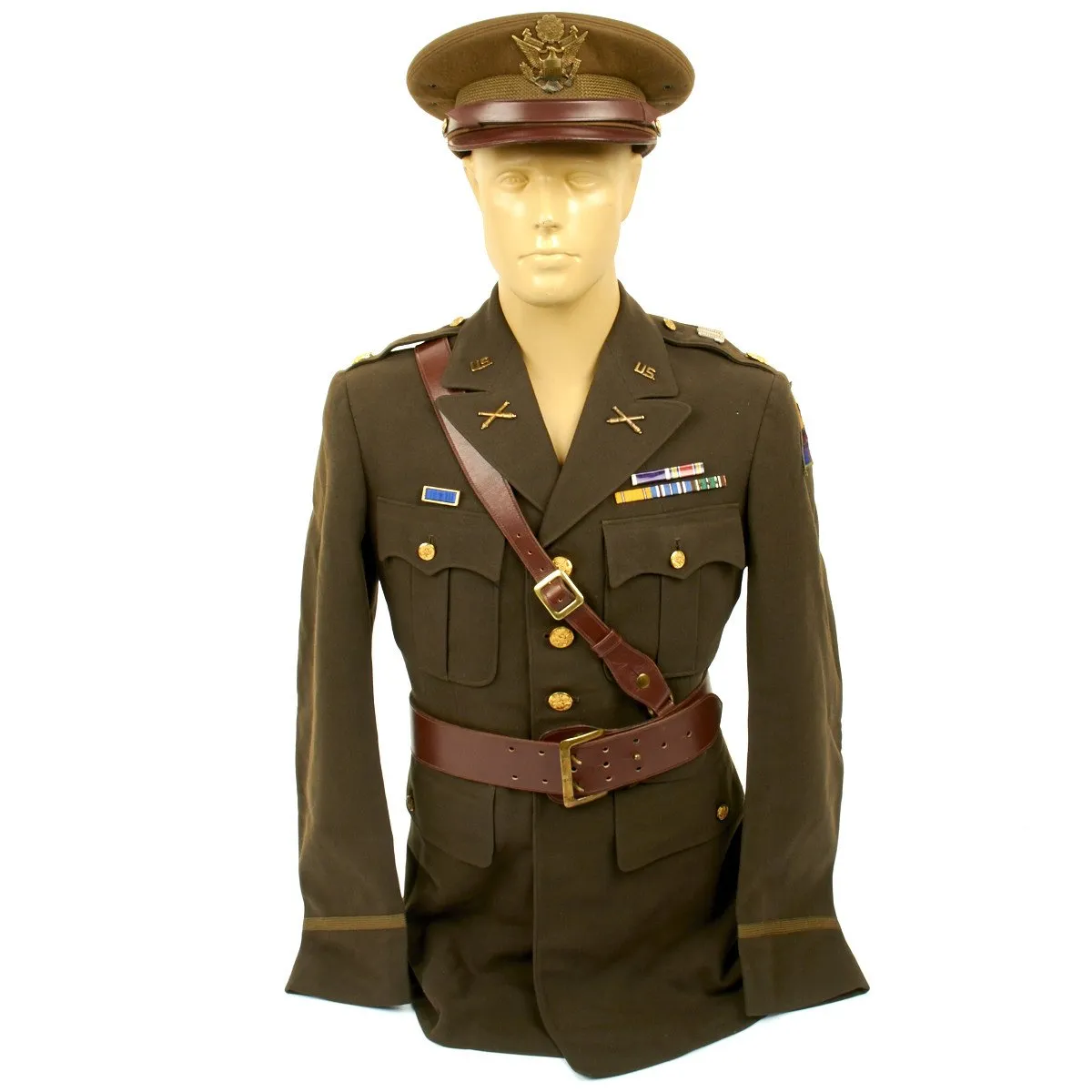 Original U.S. WWII 8th Armored Division Named Officer Grouping