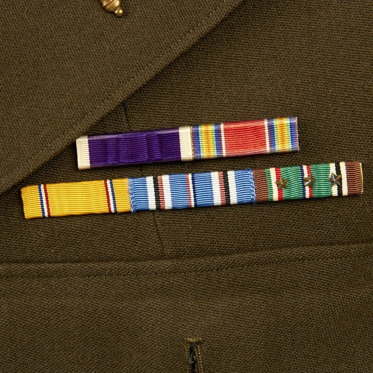 Original U.S. WWII 8th Armored Division Named Officer Grouping