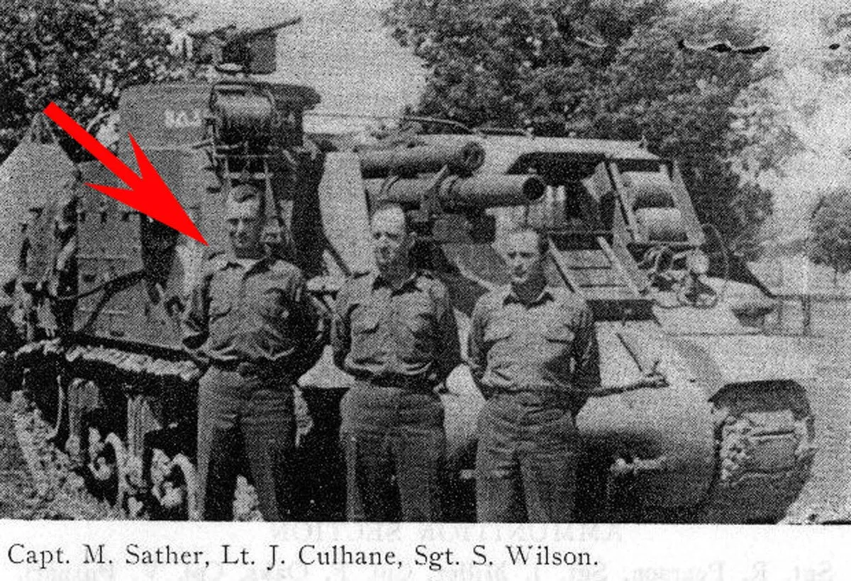 Original U.S. WWII 8th Armored Division Named Officer Grouping