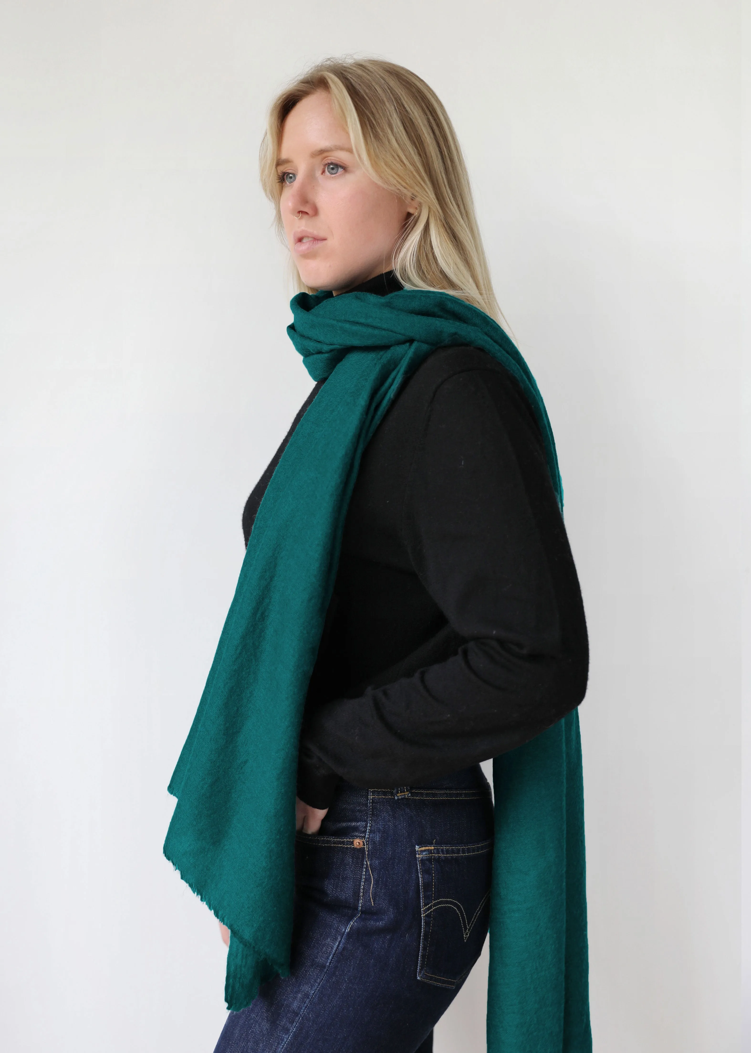 pure cashmere shawl no waste sale