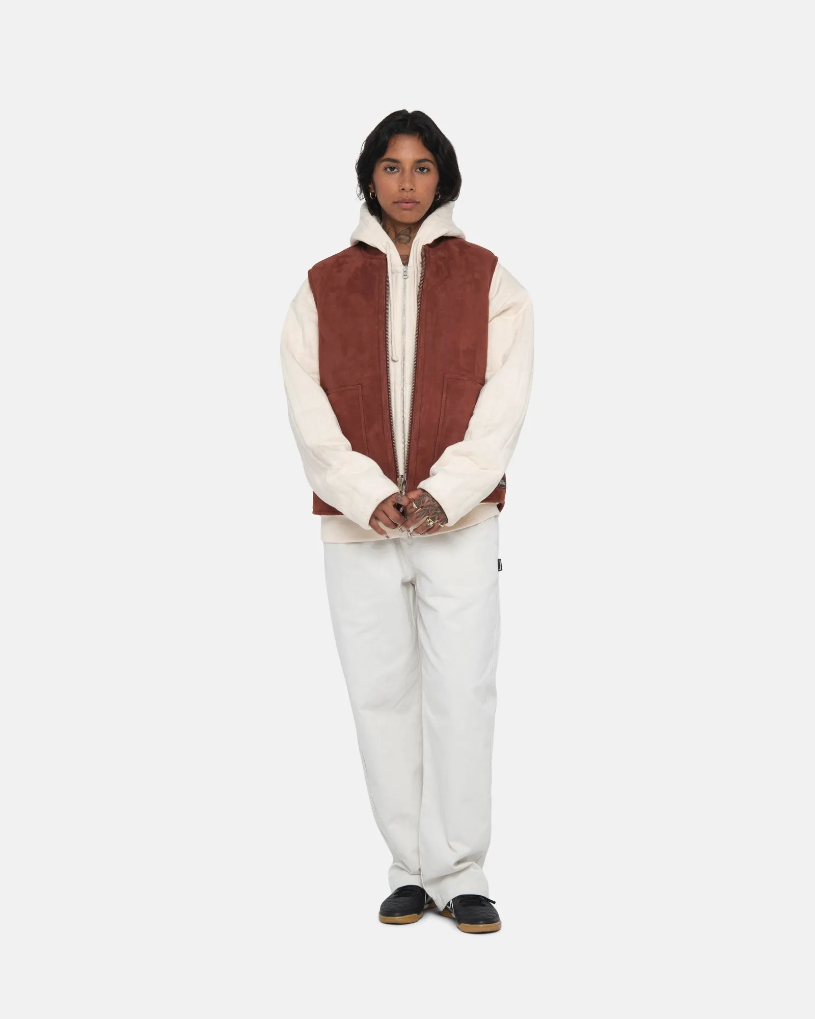 REVERSIBLE SHEARLING WORKGEAR VEST
