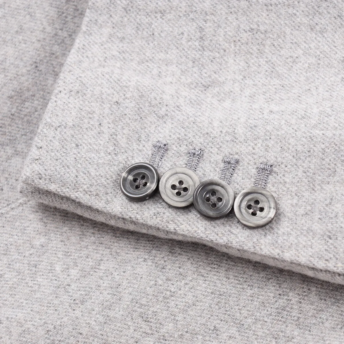 Sartorio Soft Flannel Wool Overcoat