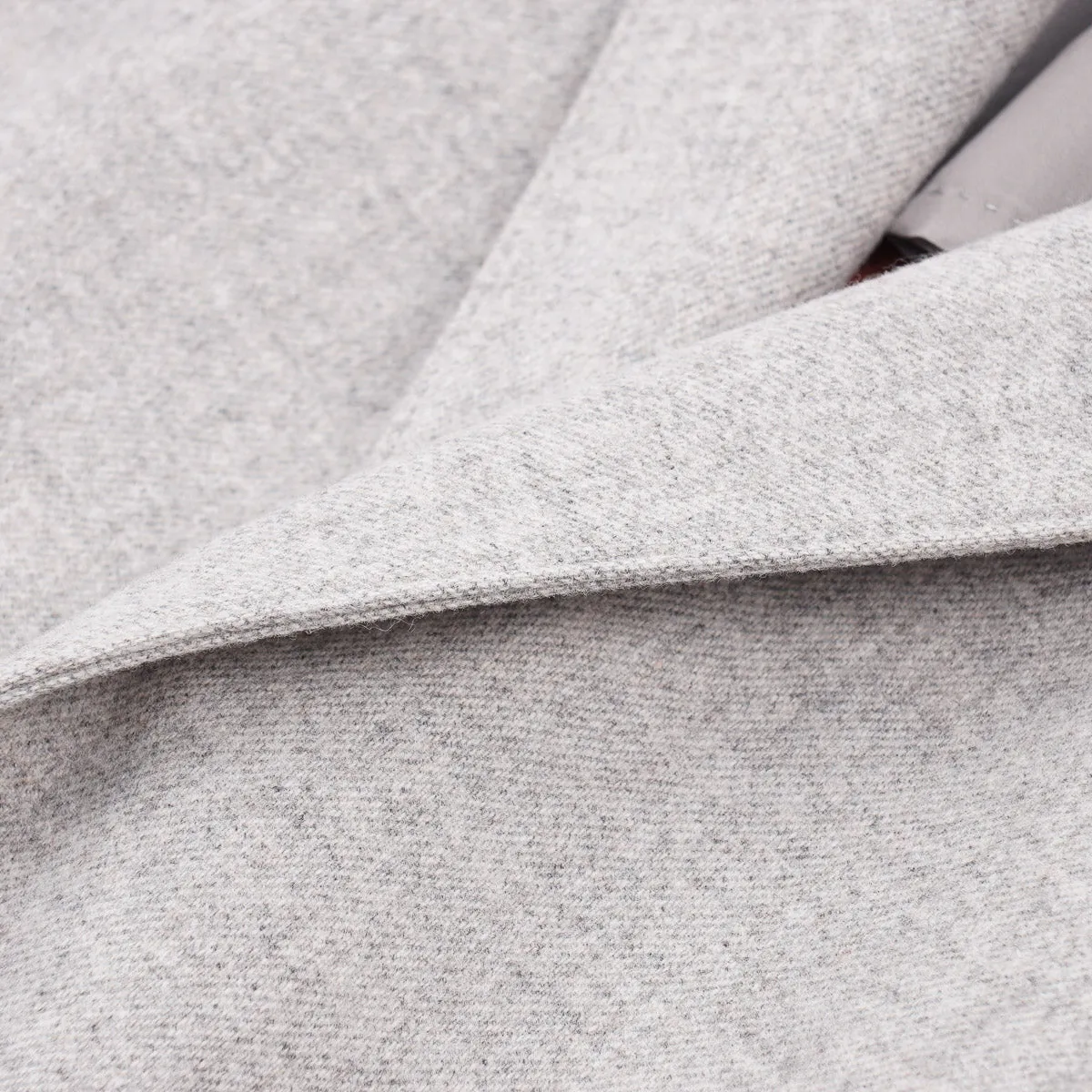 Sartorio Soft Flannel Wool Overcoat