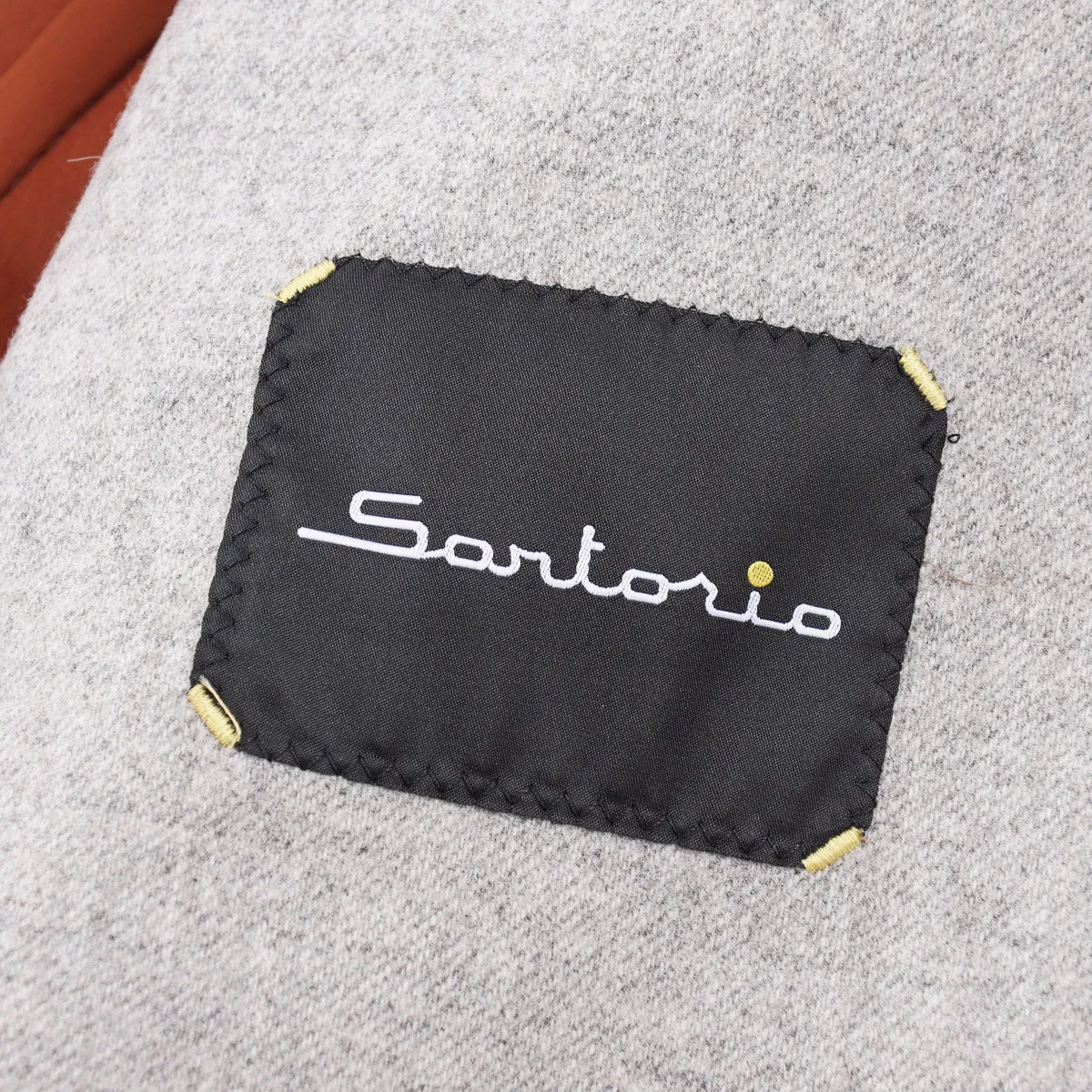 Sartorio Soft Flannel Wool Overcoat