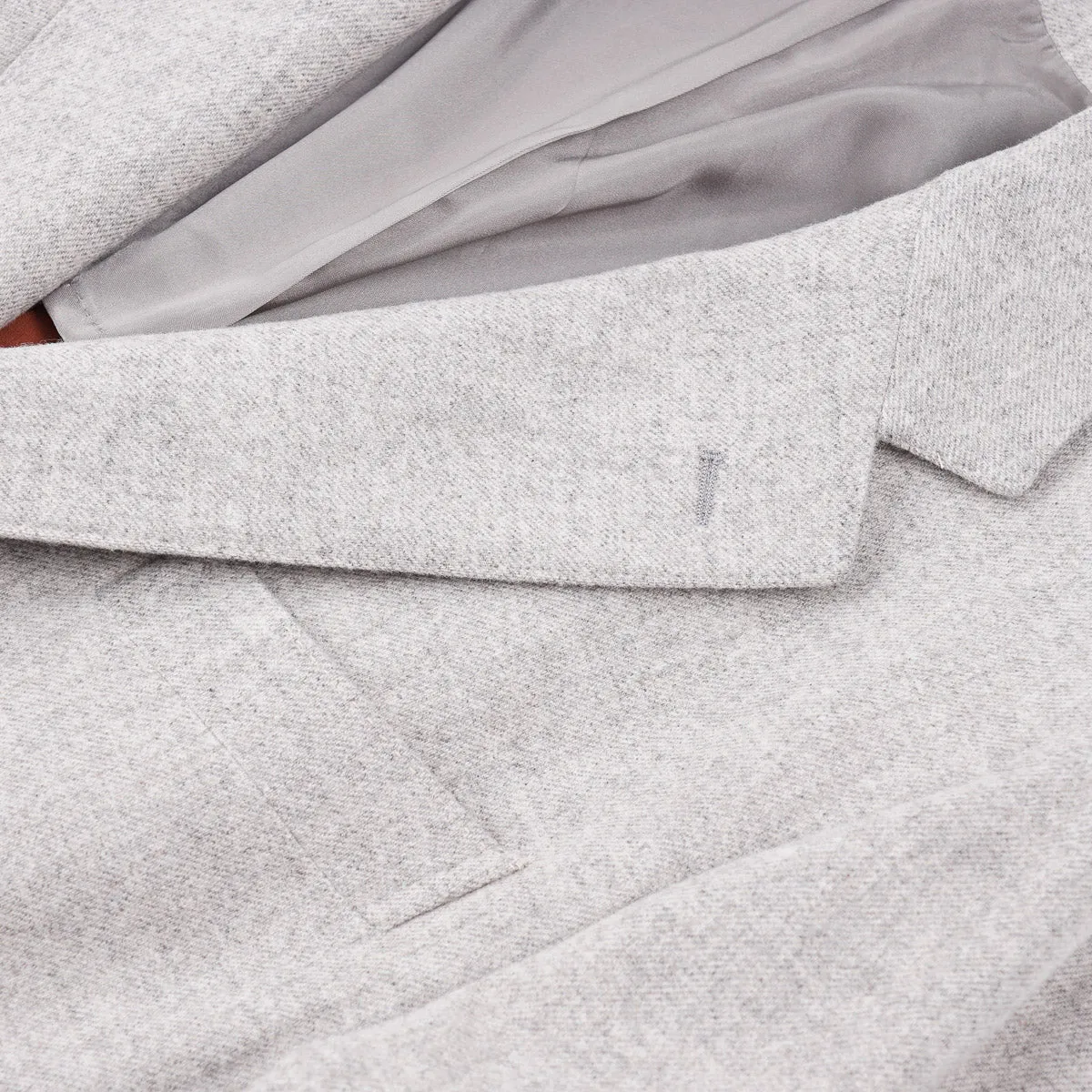 Sartorio Soft Flannel Wool Overcoat