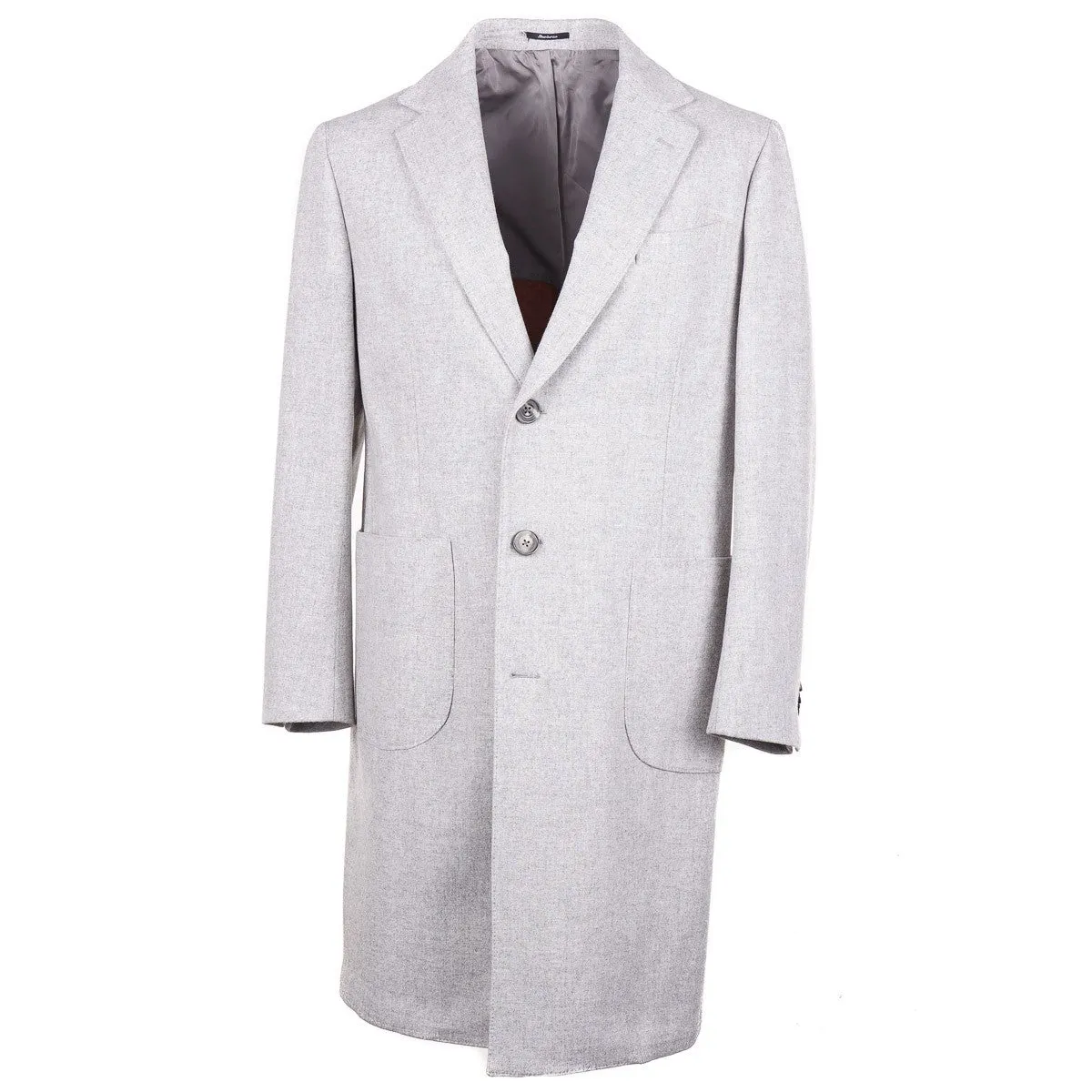 Sartorio Soft Flannel Wool Overcoat
