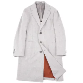 Sartorio Soft Flannel Wool Overcoat