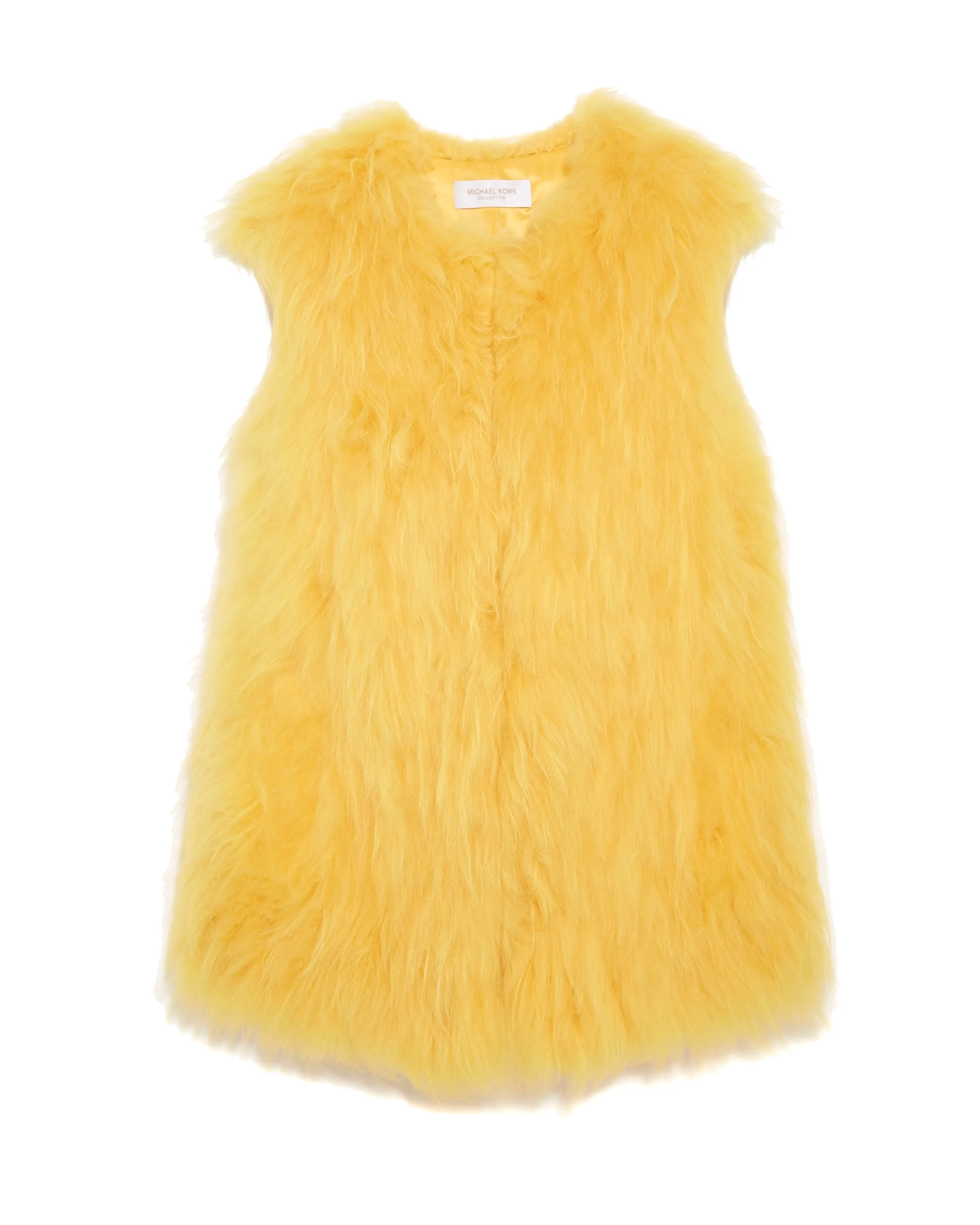 Shearling Crew Neck Vest
