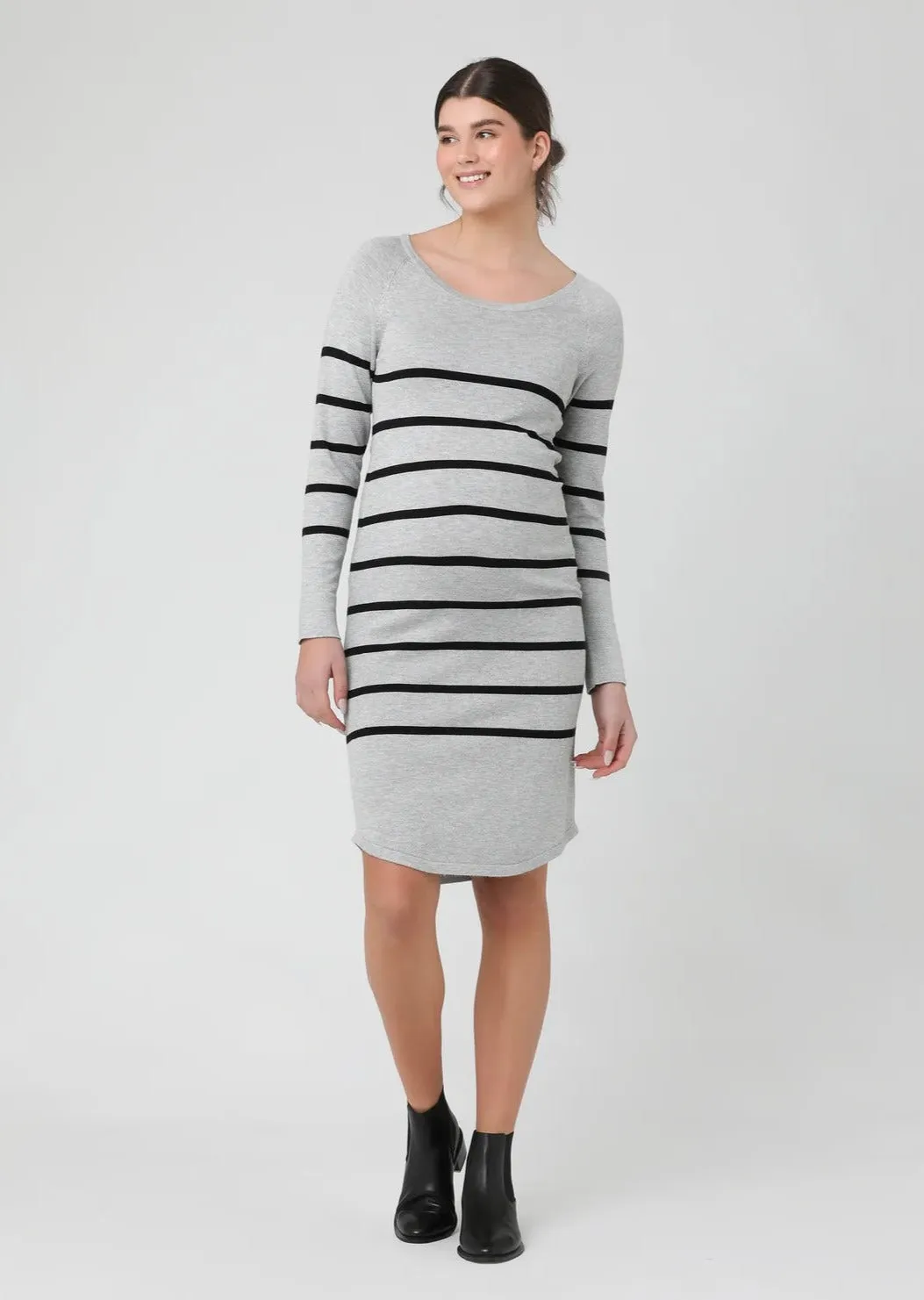 Valerie Striped Knit Dress