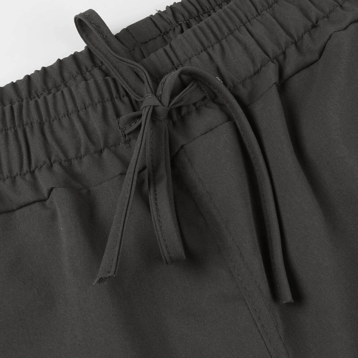 Women's Cargo Pants Tapered Leg Joggers Drawstring High Waist Pants Cotton Casual Hiking Trousers with Pockets