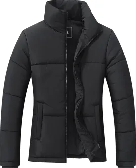 Women's Warm Winter Coat Waterproof Puffer Jacket Full-Zip Lightweight Winter Jacket